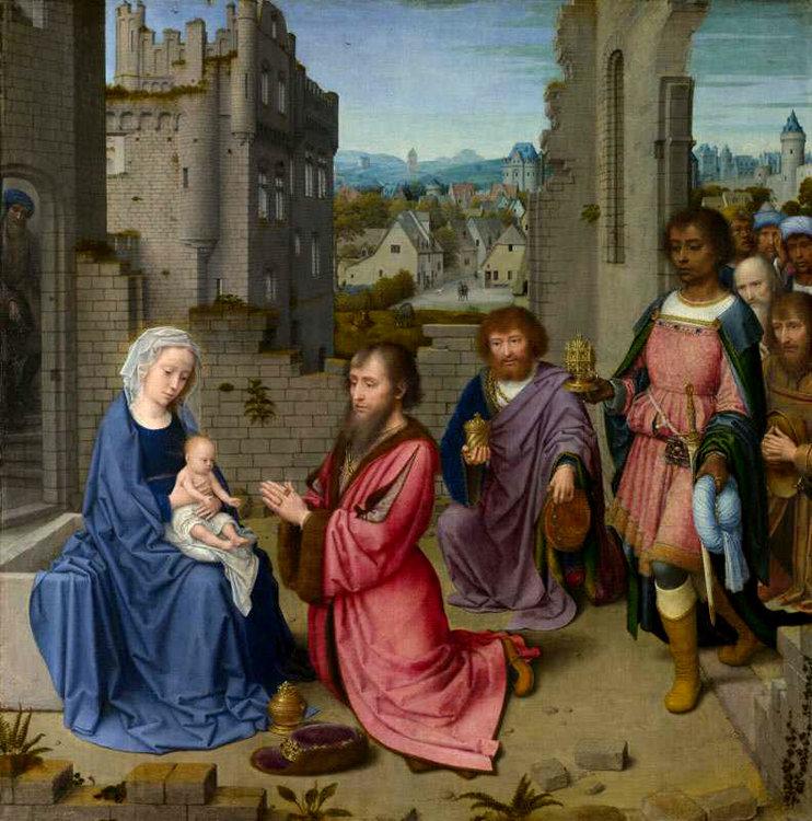 The Adoration ofthe Kings,Gerard David,60x59.2cm