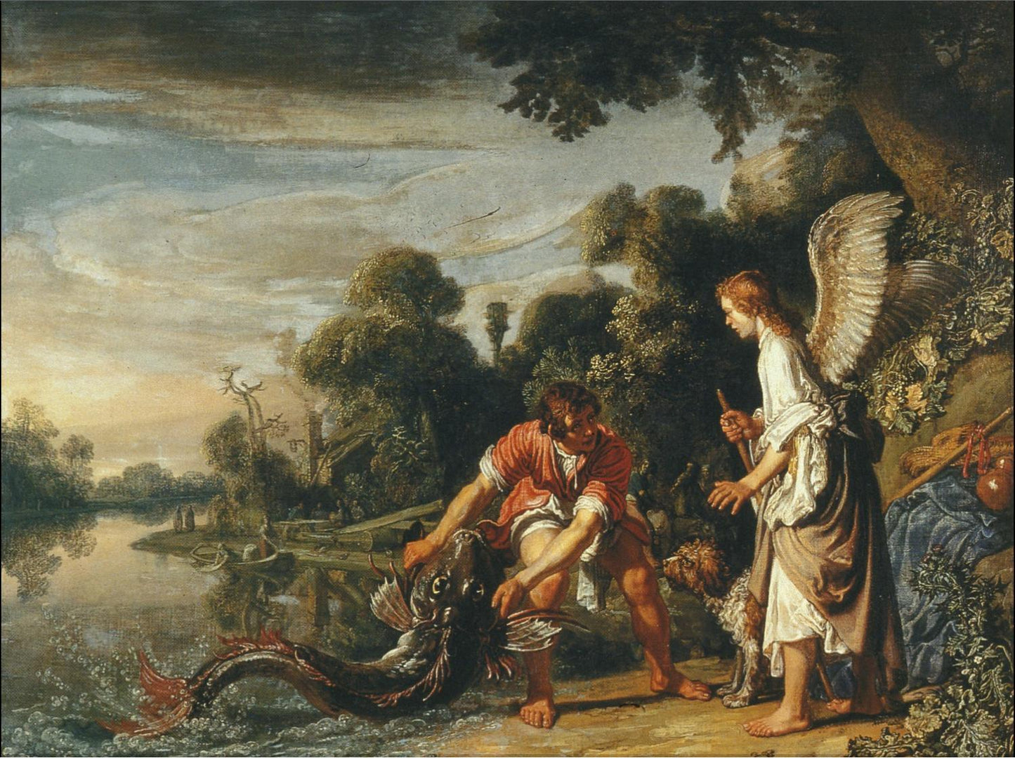 The Angel and Tobias with the Fish 1625, Pieter Lastman