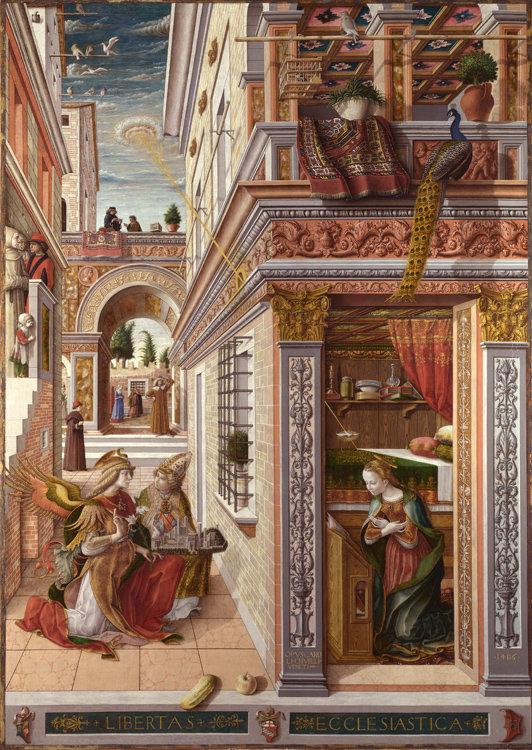 The Annunciation,Carlo Crivelli,60x43cm