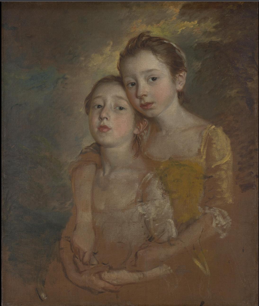 The Artist's Daughters (c. 1759), Thomas Gainsborough