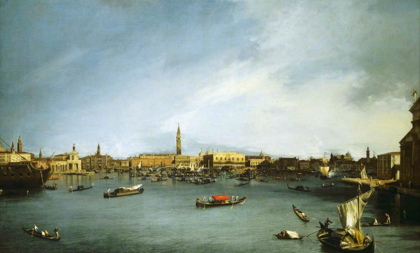 The Bacino di San Marco, Venice, Canaletto