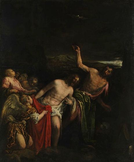 The Baptism of Christ, Jacopo Bassano