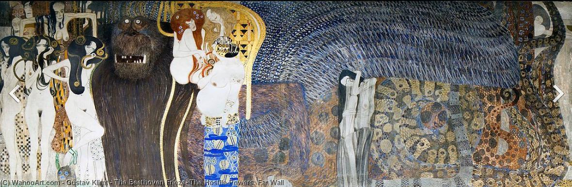 The Beethoven Frieze:，Gustav Klimt