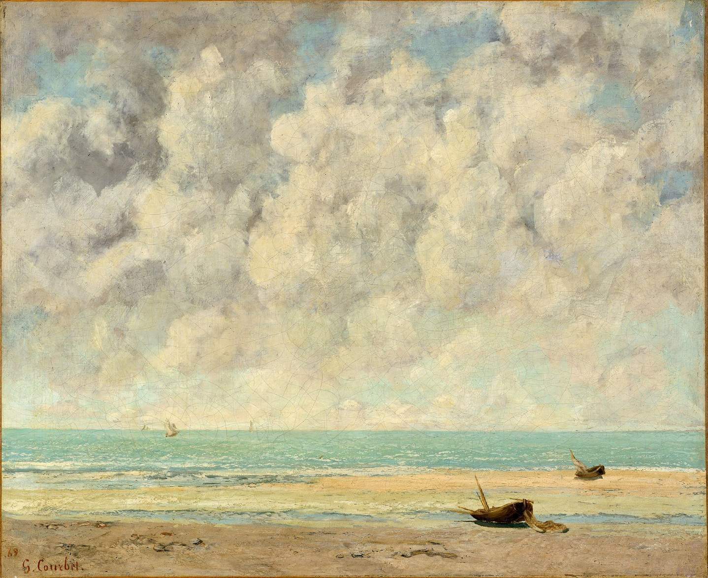 The Calm Sea, 1869, Jean Désiré Gustave Courbet