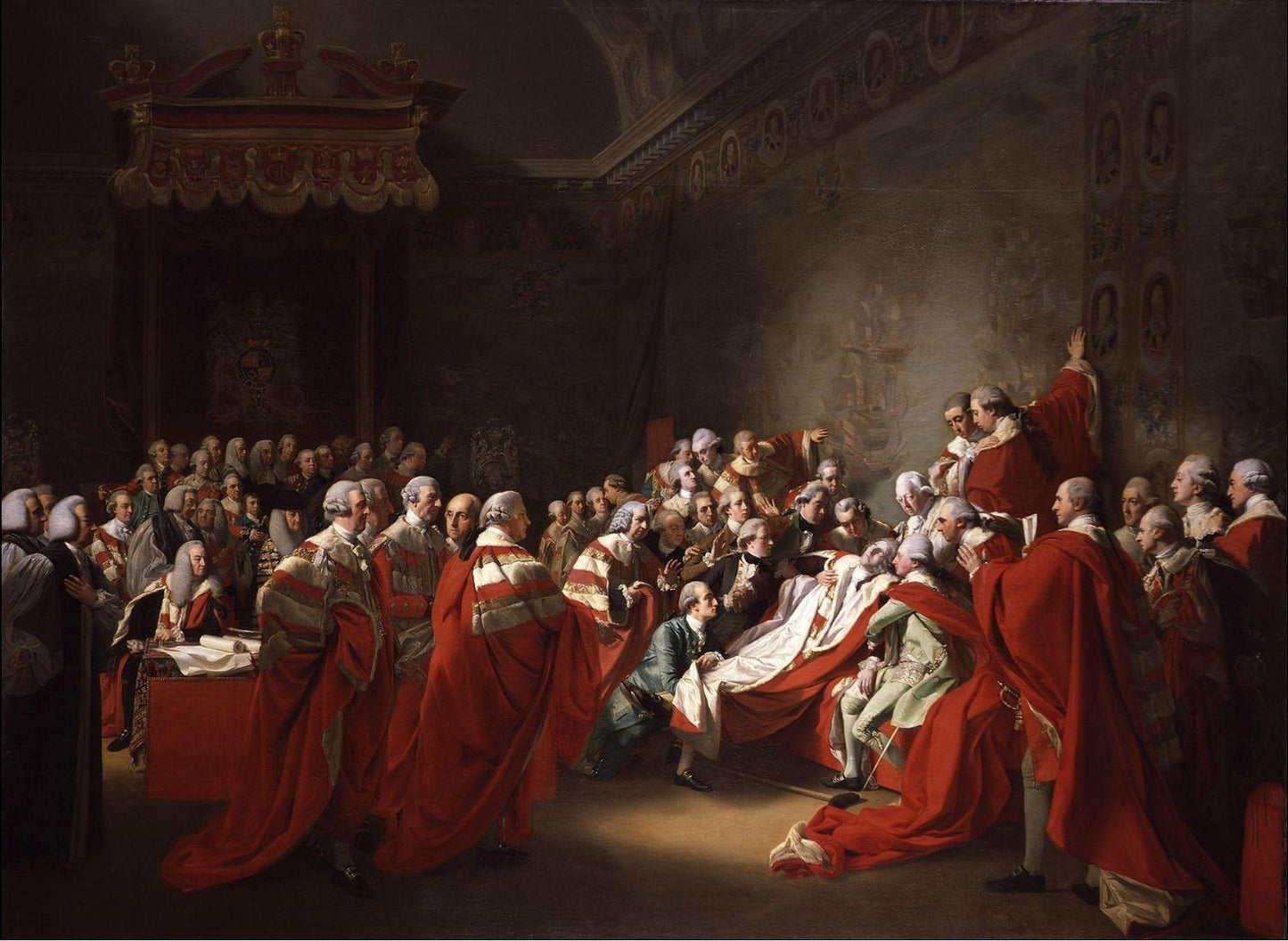 The Death of the Earl of Chatham, John Singleton Copley
