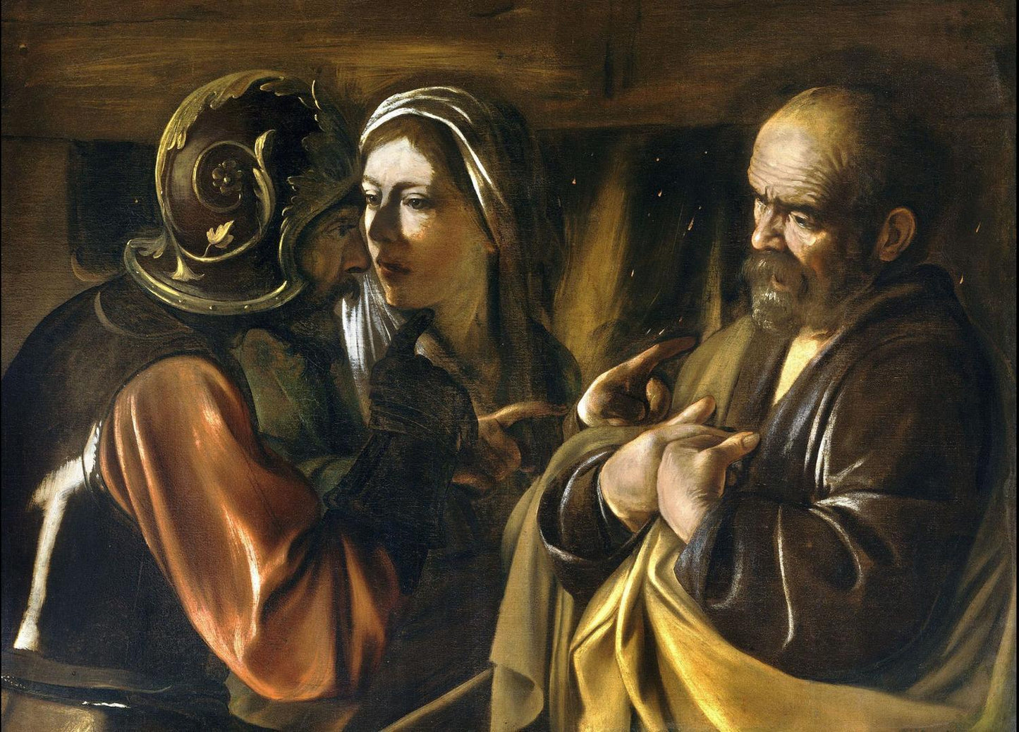 The Denial of Saint Peter (1610), Michelangelo Merisi