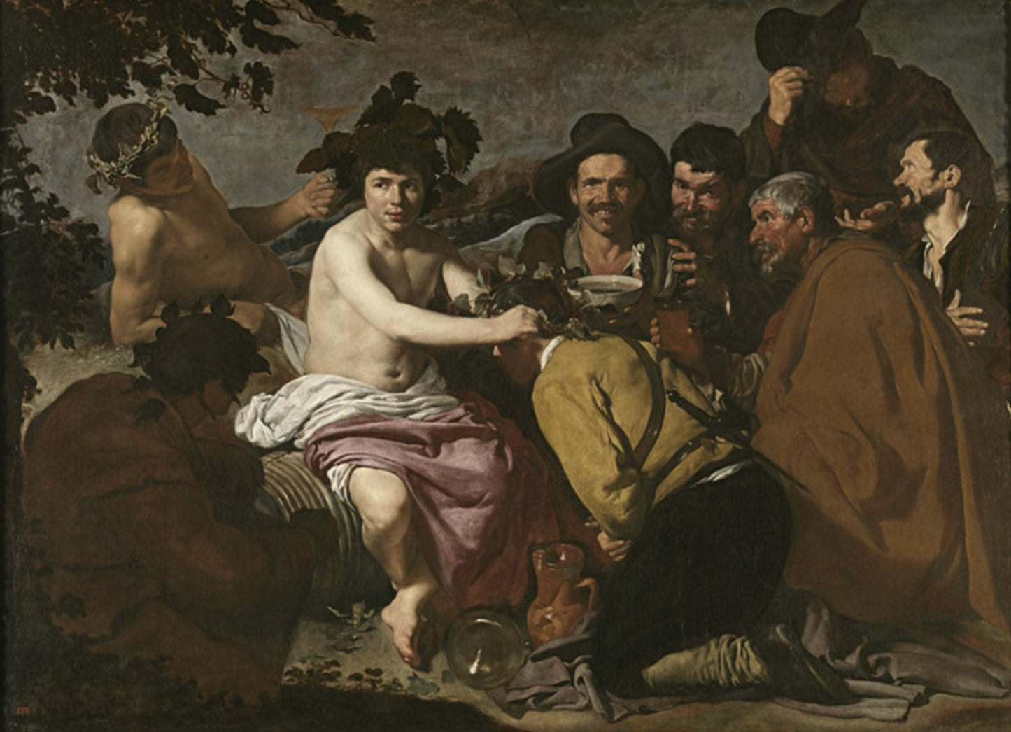 The Drunkards,Diego Velazquez,50x36cm