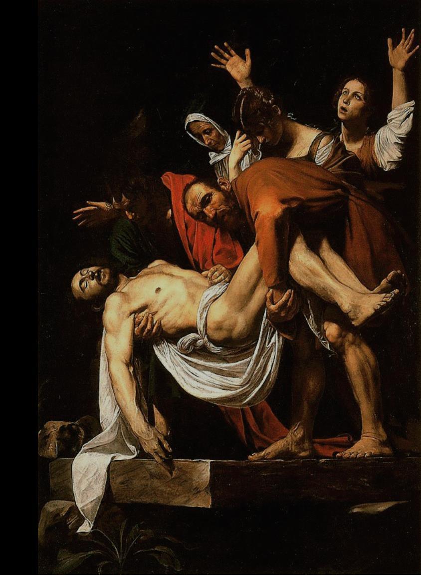 The Entombment of Christ, (1602–1603), Michelangelo Merisi