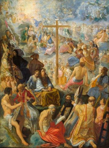 The Exaltation of the Cross from the Frankfurt Tabernacle， Adam Elsheimer