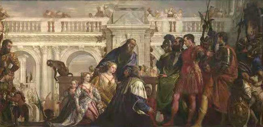 The Family fo Darius Before Alexander the,Paolo Veronese,80x40cm