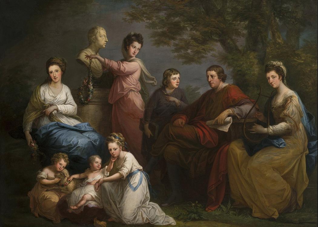 The Family of the Earl of Gower,Maria Anna Angelika Kauffmann