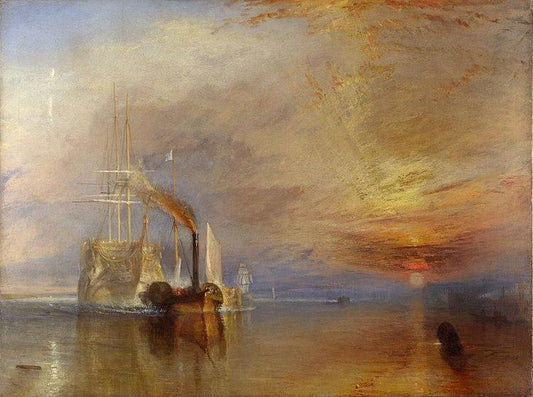 The Fighting Temeraire Tugged to Her Last,J.M.W. Turner,50x37cm