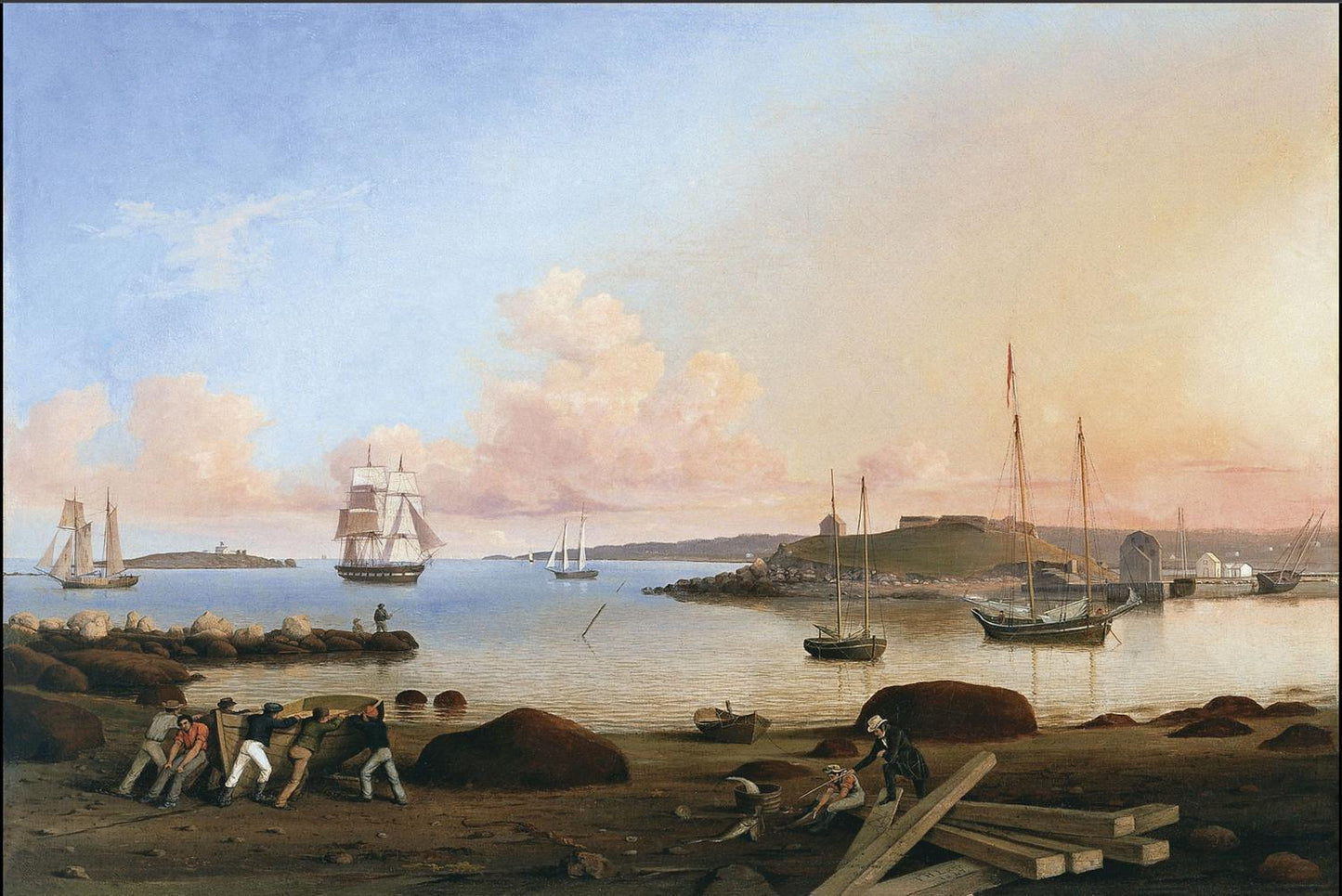 The Fort and Ten Pound Island, Fitz Henry Lane