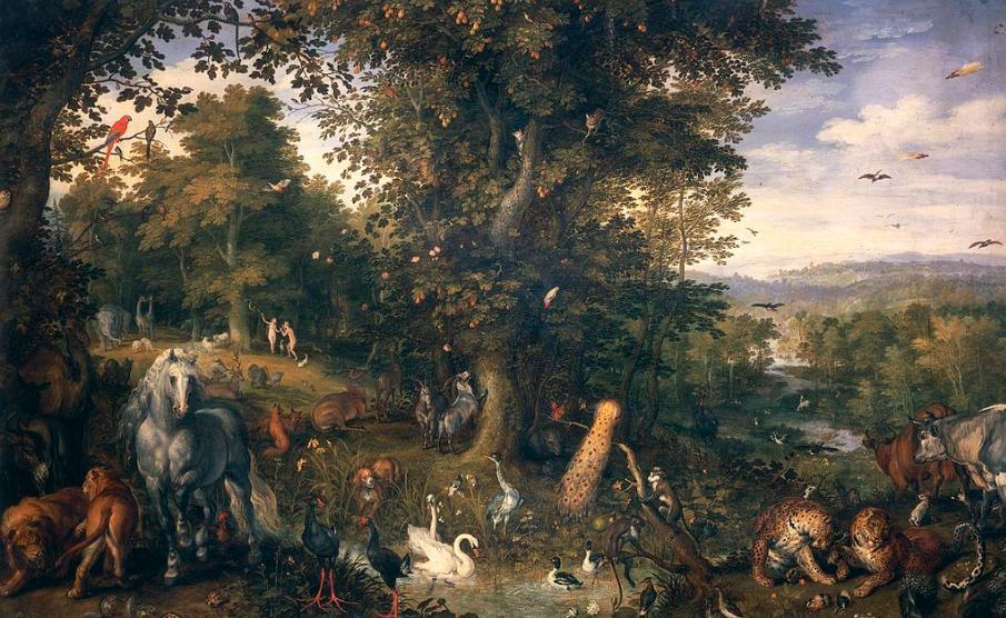 The Garden of Eden with the Fall of Man Jan Brueghel the Elder