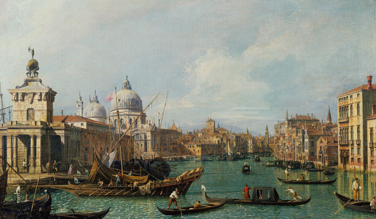 The Grand Canal from Salute towards the Carità, Canaletto