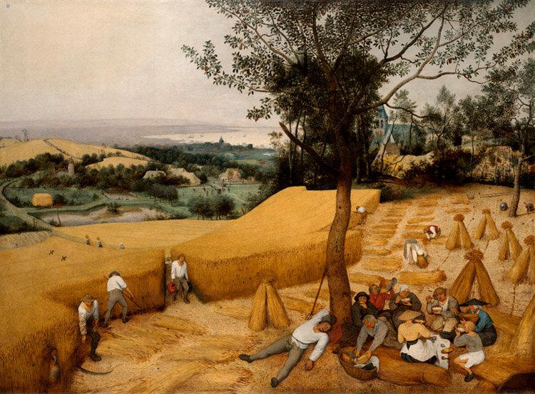 The Harvesters,Pieter Bruegel the Elder,50x37cm