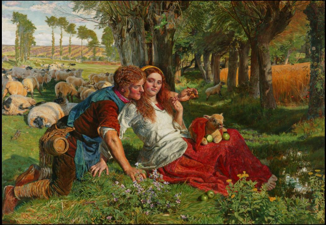 The Hireling Shepherd (1851), William Holman Hunt