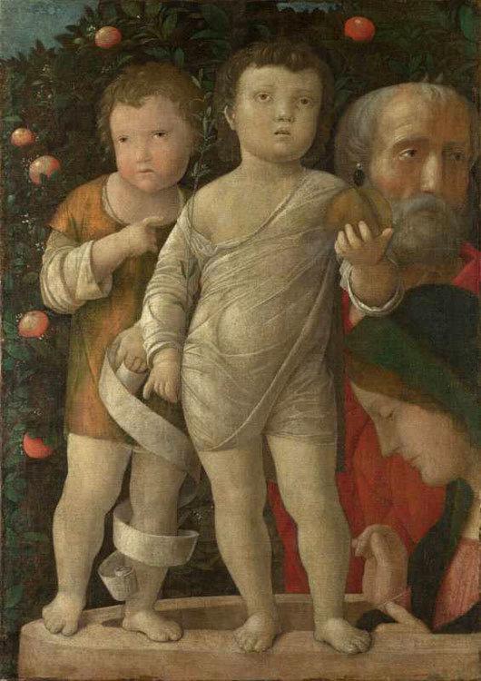 The Holy Fmaily with Saint John,Andrea Mantegna,50.8x71.1cm