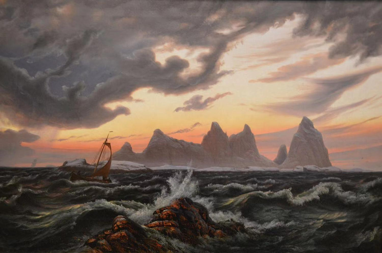 The Island of Træna in Nordland ,Knud Baade,1808-1879