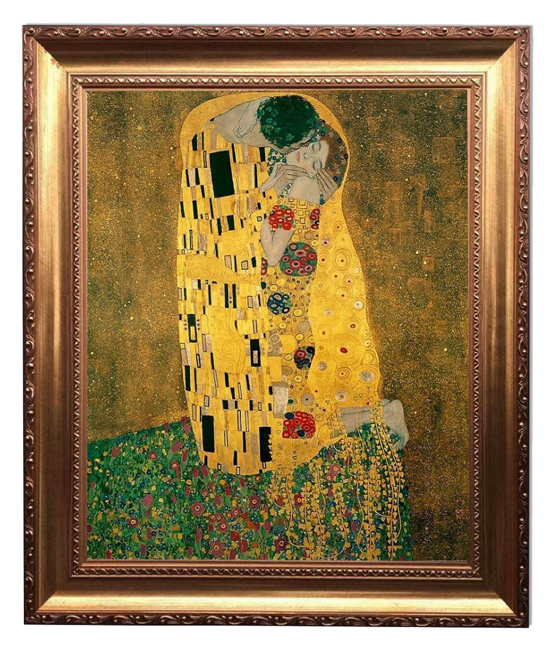 The Kiss, After Gustav Klimt, 50x60 cm