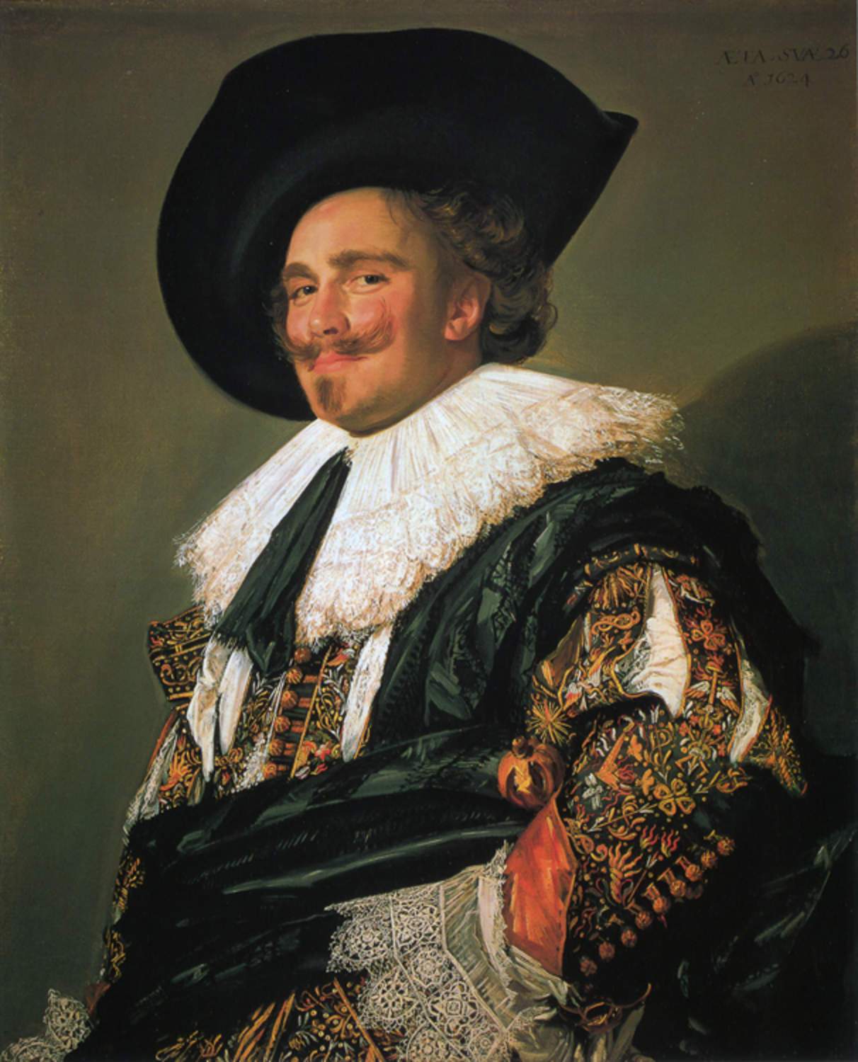 The Laughing Cavalier,Frans Hals,50x40cm