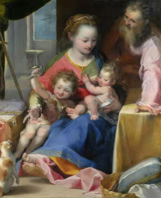 The Madonna and Child with Saint Joseph,Federico Barocci,50x40cm