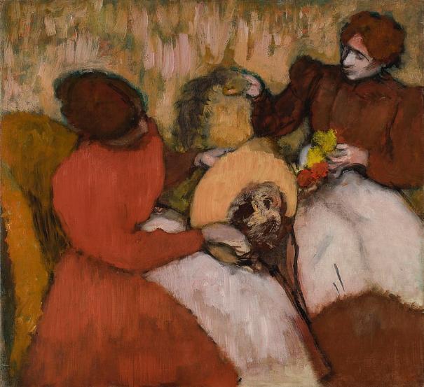 The Milliners,, Edgar Degas