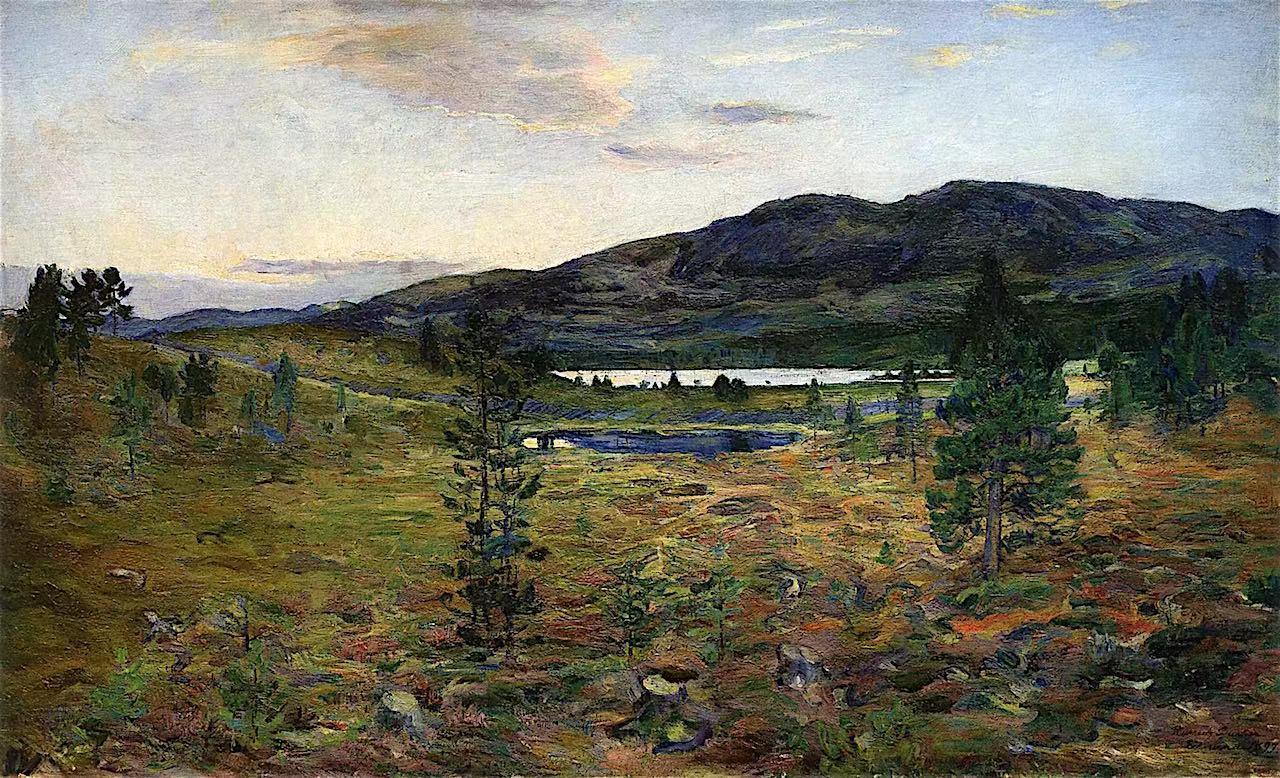 The Mountain Einundfjell,Harriet Backer,1845-1932