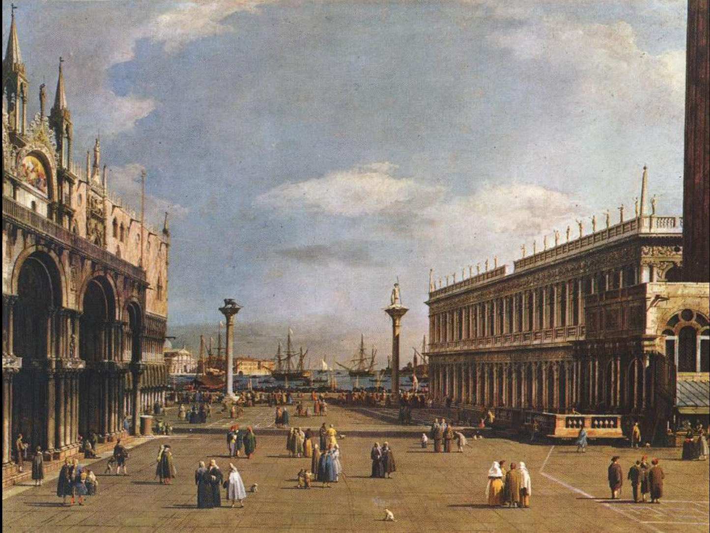 The Piazzetta, Canaletto