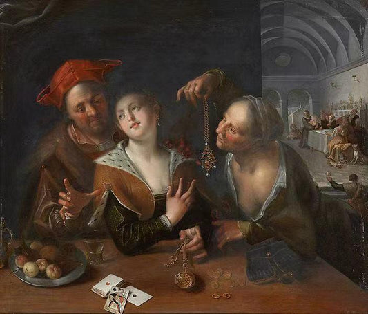 The Procuress,HANS VON AACHEN