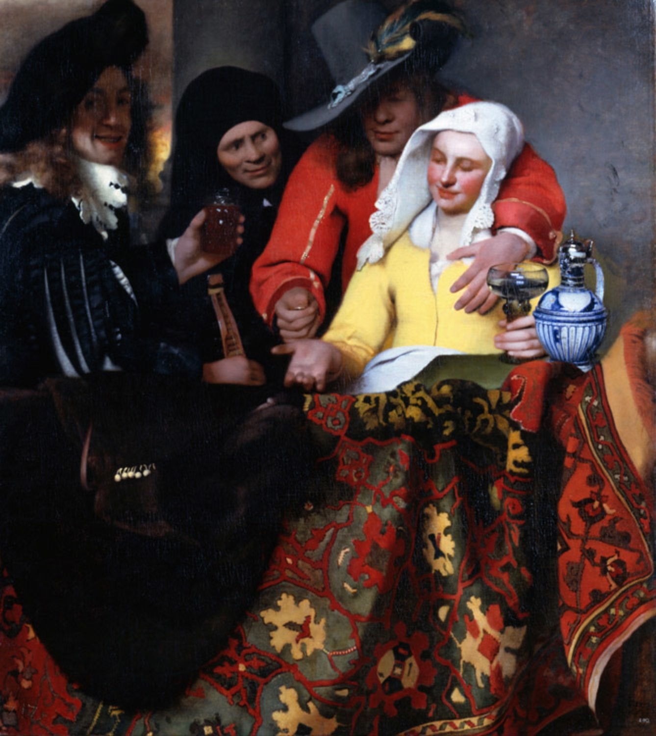 The Procuress,Jan Vermeer Van Delft,50x45cm