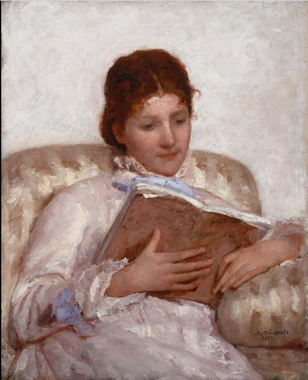The Reader (1877), Mary Cassatt