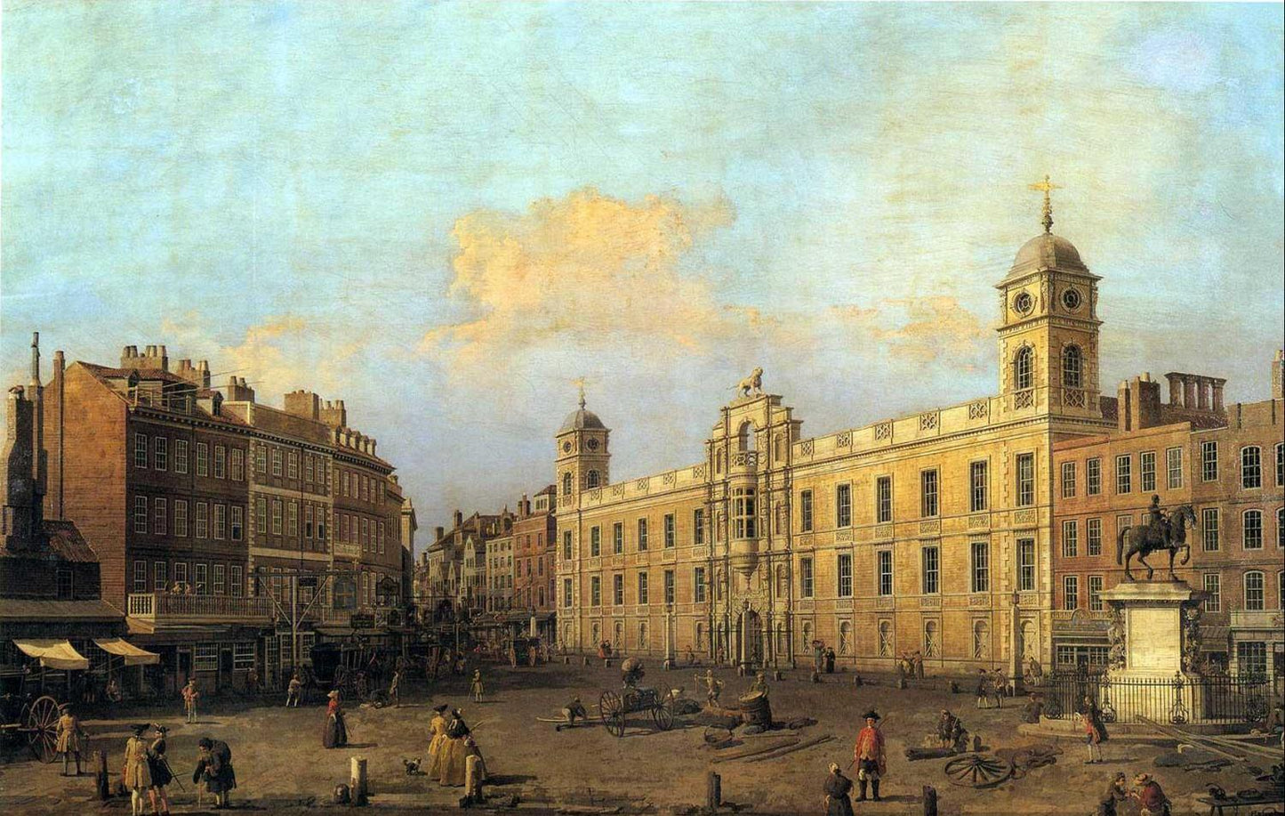 The Strand front of Northumberland House, Canaletto