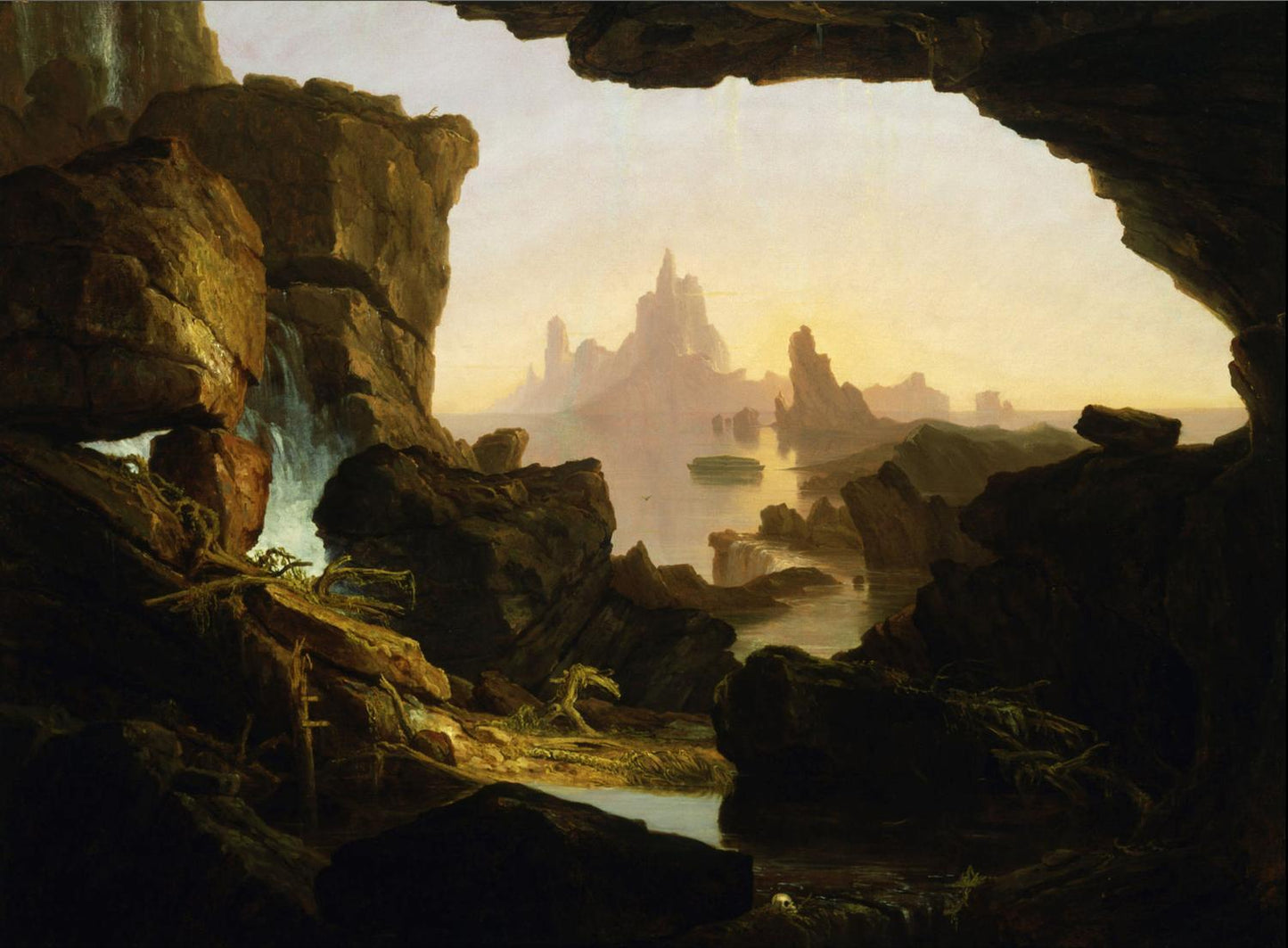 The Subsiding of the Waters of the Deluge, Thomas Cole