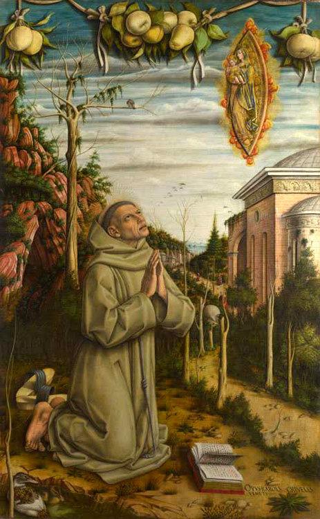 The Vision of the Blessed Gabriele,Carlo Crivelli,60x37cm