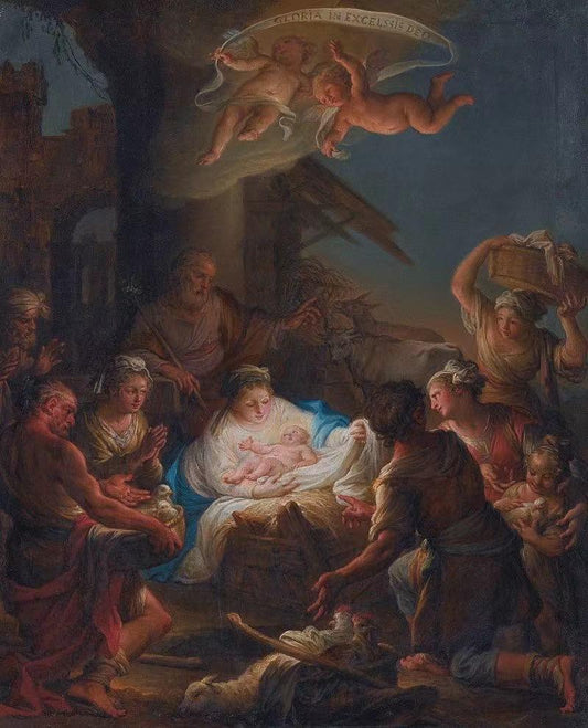 The adoration of the shepherds ï¼ŒMarco Benefial