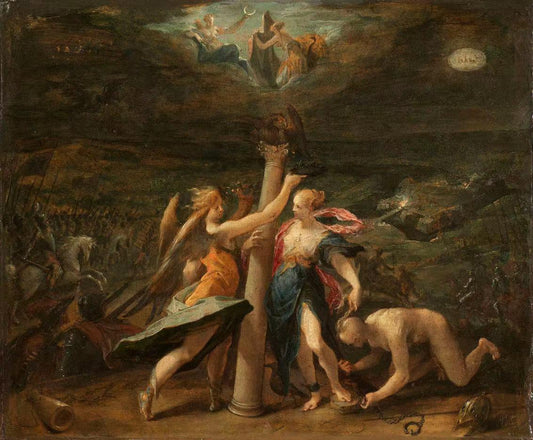 The allegory of the recapture of Győr ï¼ŒHANS VON AACHEN