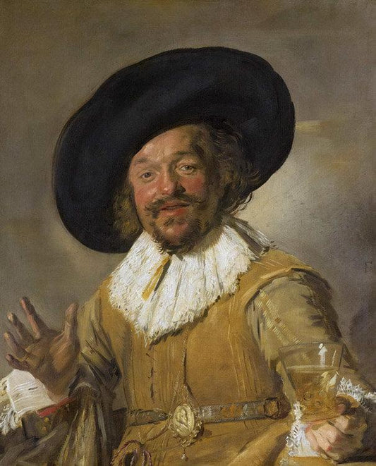 The cheerful drinder,Frans Hals,50x40cm