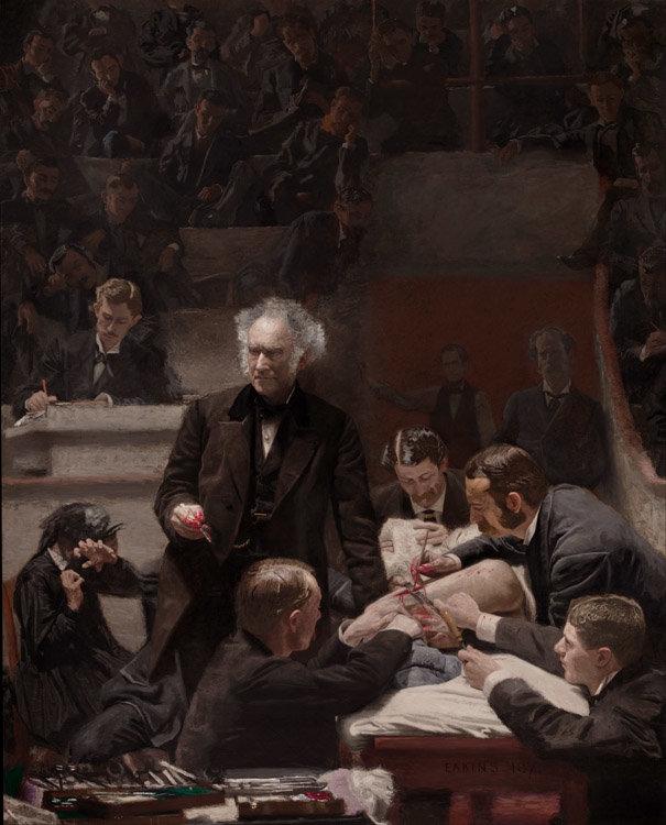 The clinic of dr. Majorities,Thomas Eakins,50x40cm