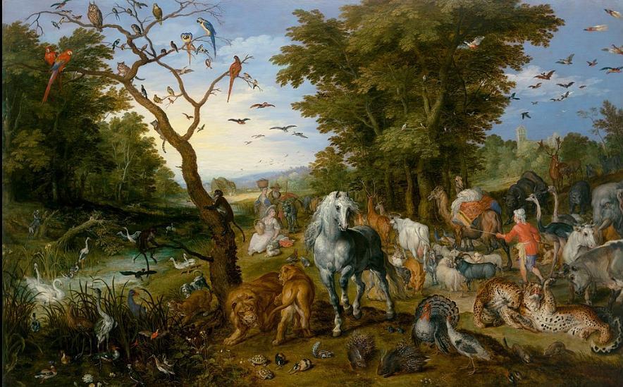 The entry of the animals into Noah's ark Jan Brueghel the Elder