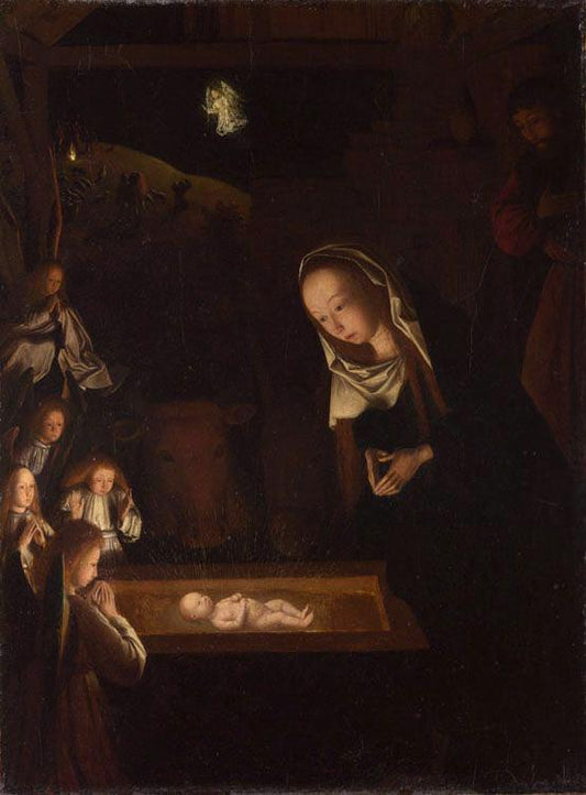 The natitity at night,Geertgen Tot Sint Jans,50x37cm