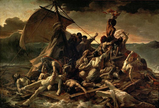 The raft of the Meduse,Theodore Gericault,60x40cm