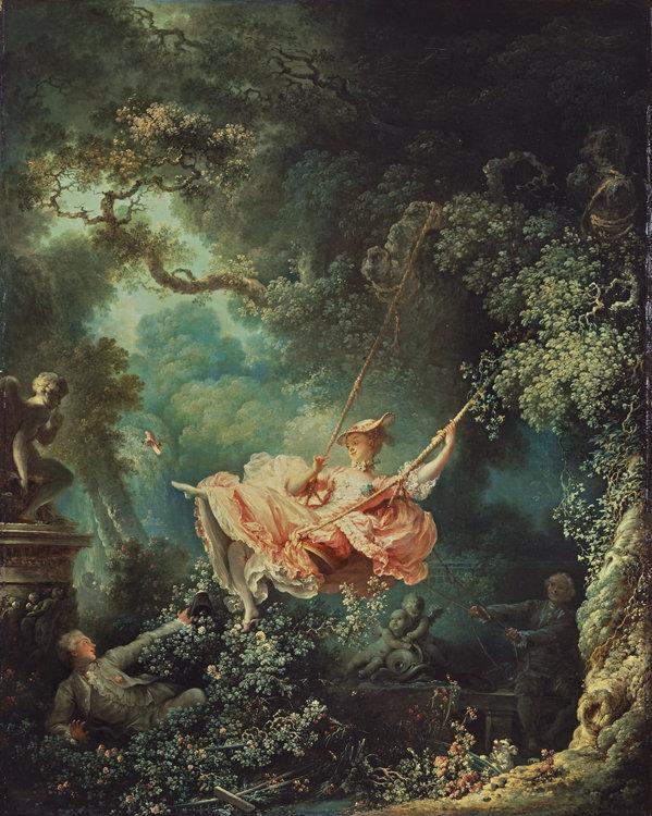 The swing,Jean Honore Fragonard,50x40cm