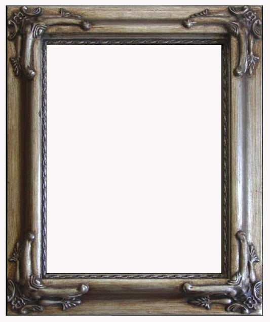 Träram i silver, innermått 20x25 cm