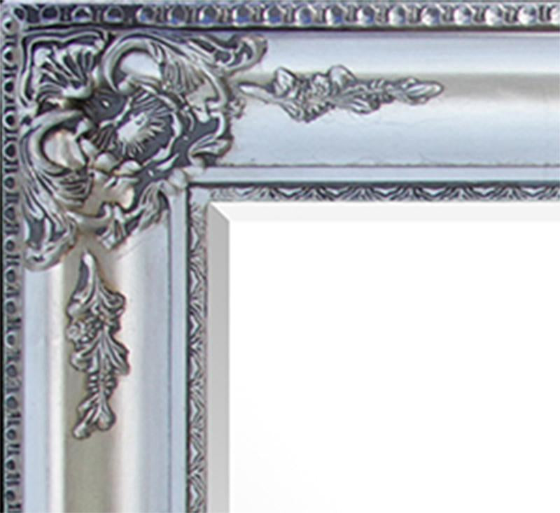 Träram i silver, innermått 90x60 cm