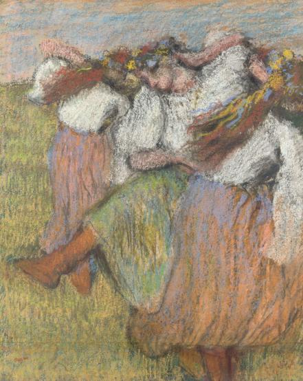 Ukrainian Dancers  Edgar Degas