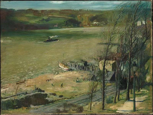 Up the Hudson , George Bellows