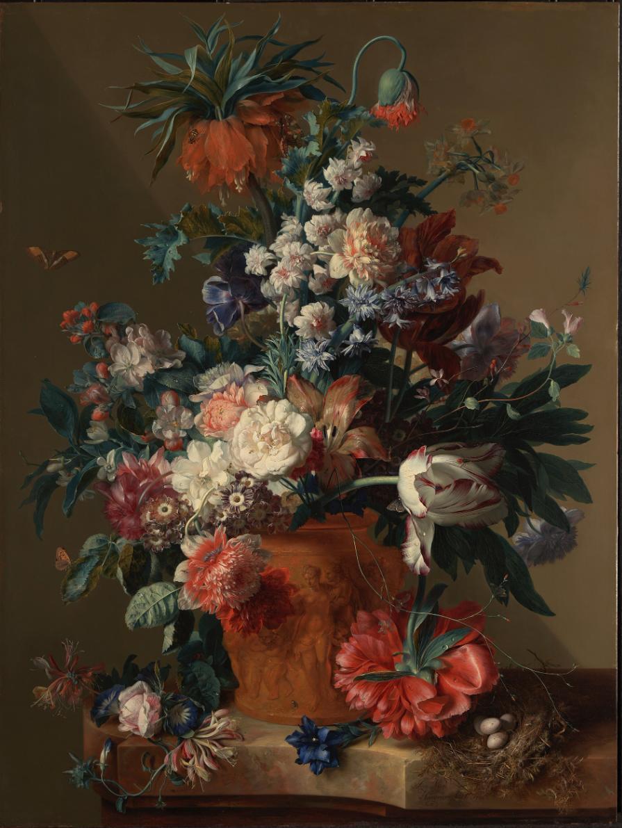 Vase of Flowers, 1722, Jan van Huysum