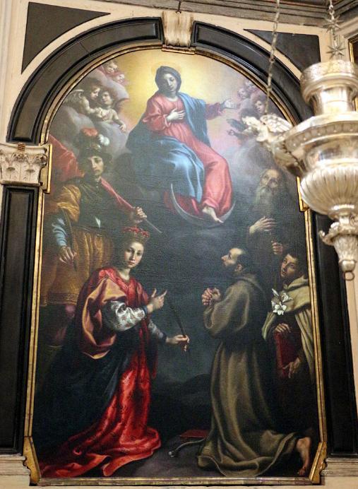 Virgin and saints, Cristofano Allori