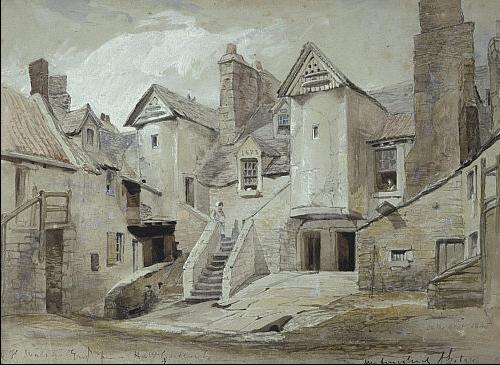 White Horse Close, Edinburgh,  Horatio McCulloch
